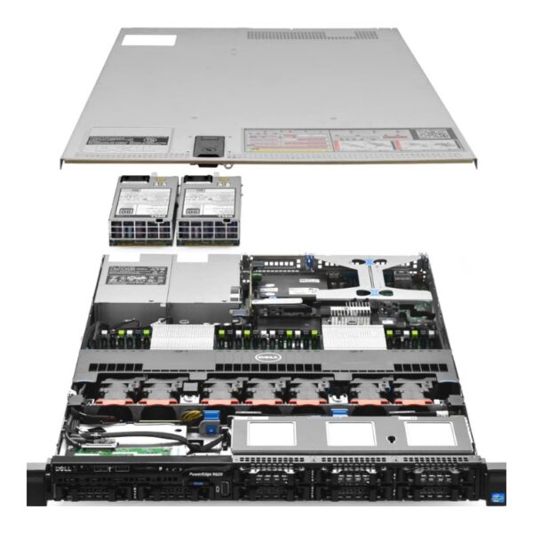 DELL PowerEdge R620 Server 2.20Ghz 16-Core 128GB 4X 600GB Mid-Level (Certified Refurbished)