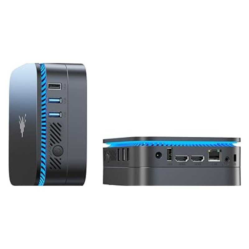 KAMRUI AK1PLUS Mini PC with Intel Alder Lake N97(up to 3.60 GHz), 16GB RAM 512GB ROM Small Desktop Computer, 4K UHD Mini